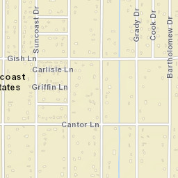Suncoast Estates Florida Street Map