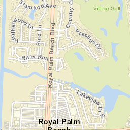 Royal Palm Beach Florida Street Map