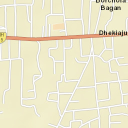 Dhekiajuli Street Map