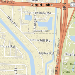 Glen Ridge Florida Street Map