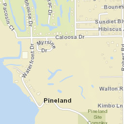 Pineland Florida Street Map