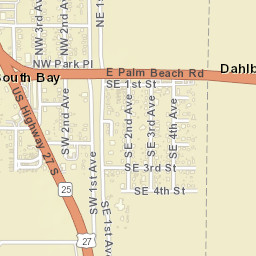 South Bay Florida Street Map