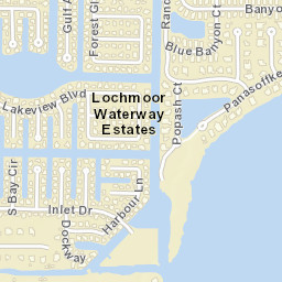 Waterway Estates Florida Street Map