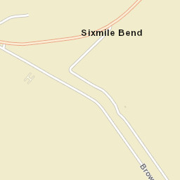 Sixmile Bend Florida Street Map