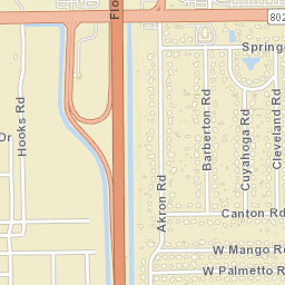 Florida Gardens Florida Street Map