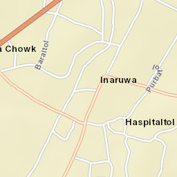Inaruwa Street Map