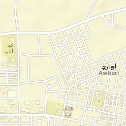 Ubari Street Map