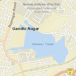 Kishangarh Street Map