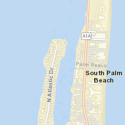 South Palm Beach Florida Street Map