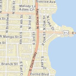 Lantana Florida Street Map