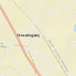 Goshainganj Street Map