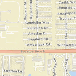 Hypoluxo Village Florida Street Map