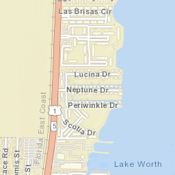 Hypoluxo Florida Street Map