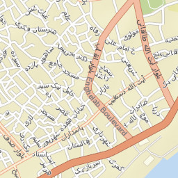 Bandar Lengeh Street Map
