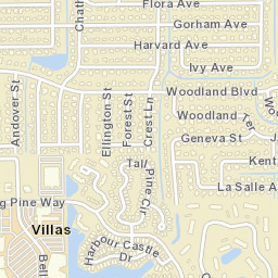 Villas Florida Street Map