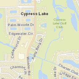 Cypress Lake Florida Street Map