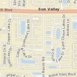 Sun Valley Florida Street Map