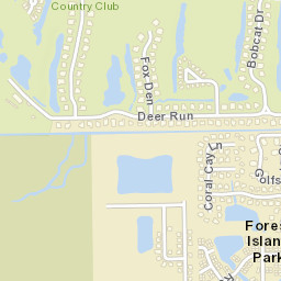 Forest Island Park Florida Street Map