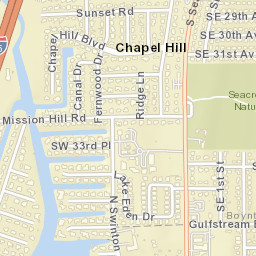 Chapel Hill Florida Street Map