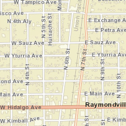 565 West Hidalgo Avenue, Raymondville, TX Street Map