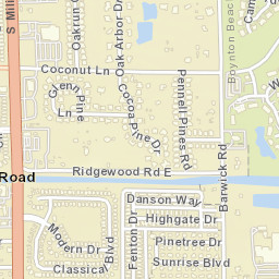 Dunes Road Florida Street Map