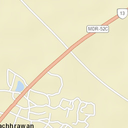 Bachhrawan Street Map