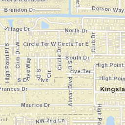 Kingsland Florida Street Map