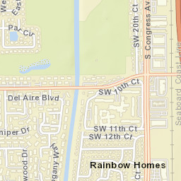 Rainbow Homes Florida Street Map