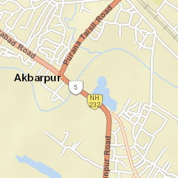 Akbarpur Street Map