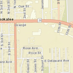Immokalee Florida Street Map