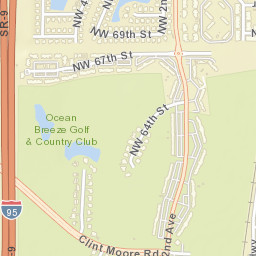 Yamato Florida Street Map