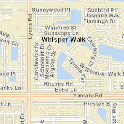 Whisper Walk Florida Street Map