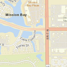 Mission Bay Florida Street Map
