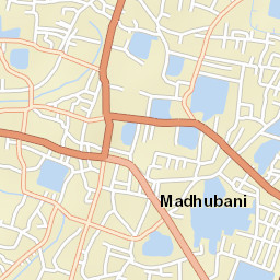 Madhubani Street Map