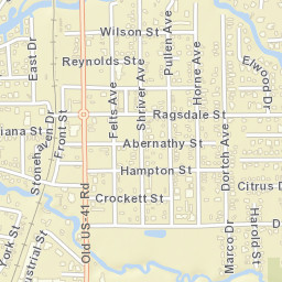 Bonita Springs Florida Street Map