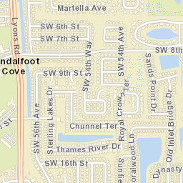 Sandalfoot Cove Florida Street Map