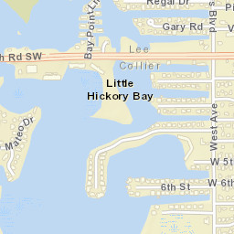 Bonita Shores Florida Street Map