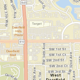 West Deerfield Beach Florida Street Map