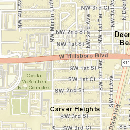 Carver Heights Florida Street Map