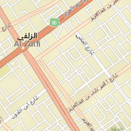 Az Zulfī Street Map