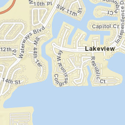 Lakeview Florida Street Map