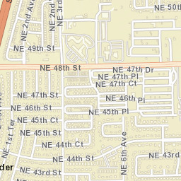 Tedder Florida Street Map
