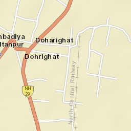 Dohrighat Street Map