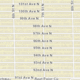 Naples Park Florida Street Map