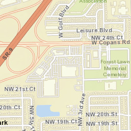 Sanders Park Florida Street Map