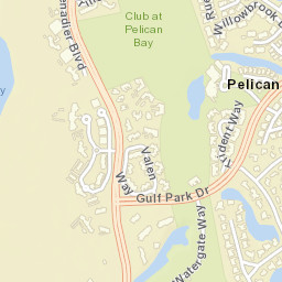 Pelican Bay Florida Street Map