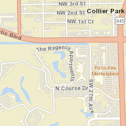 Collier Park Florida Street Map