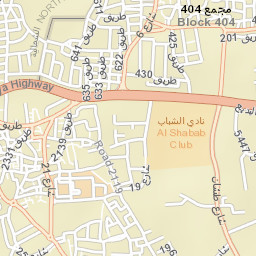 Jidd Ḩafş Street Map