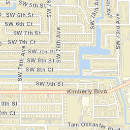 North Lauderdale Florida Street Map