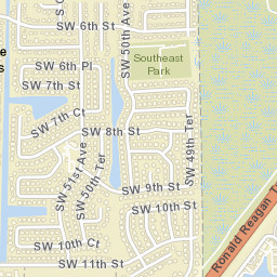 Margate Estates Florida Street Map
